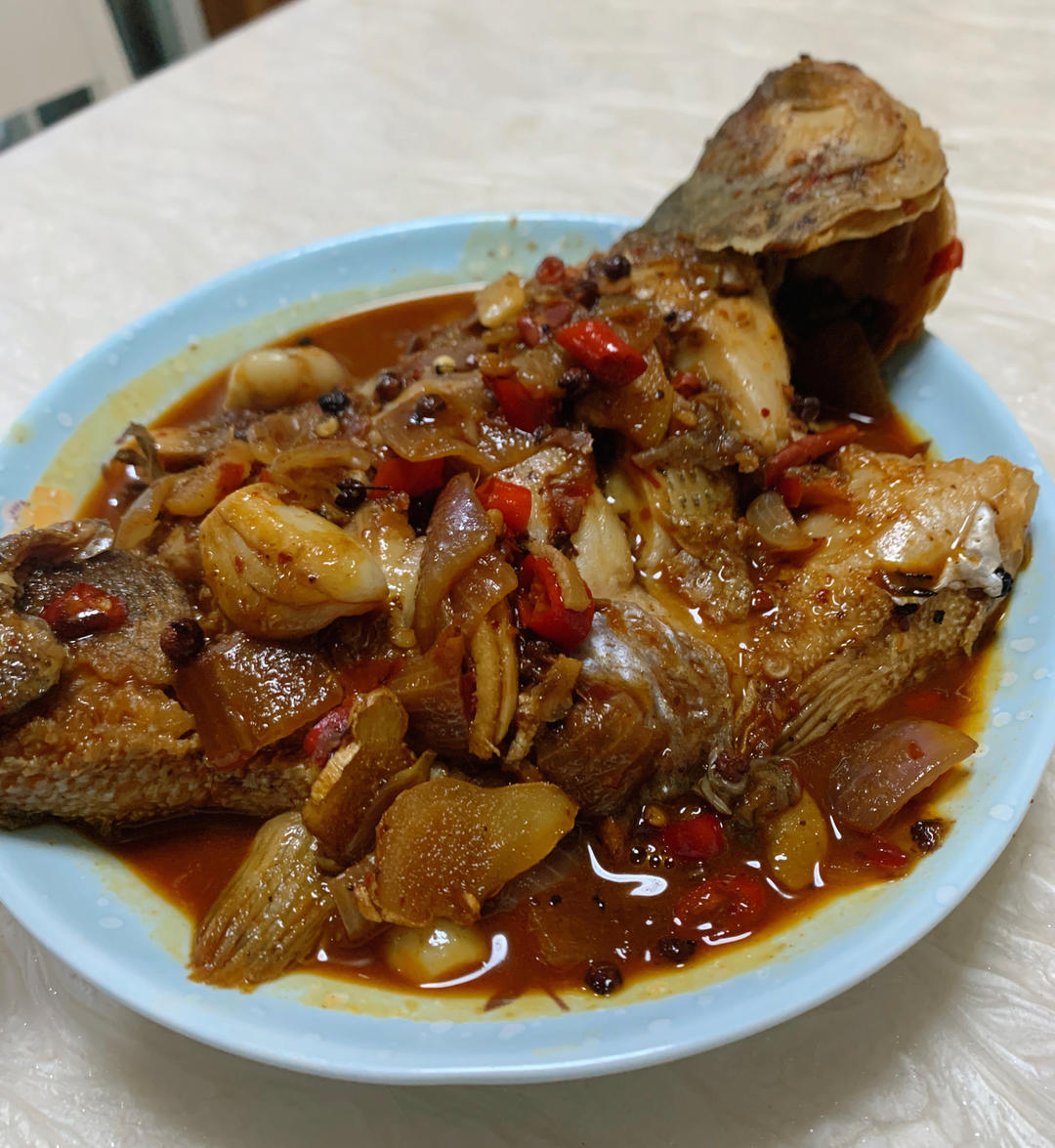 超快手超下饭的干烧鲈鱼 学不会你打我