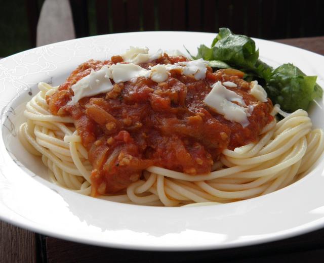 蕃茄肉酱Spaghetti的做法