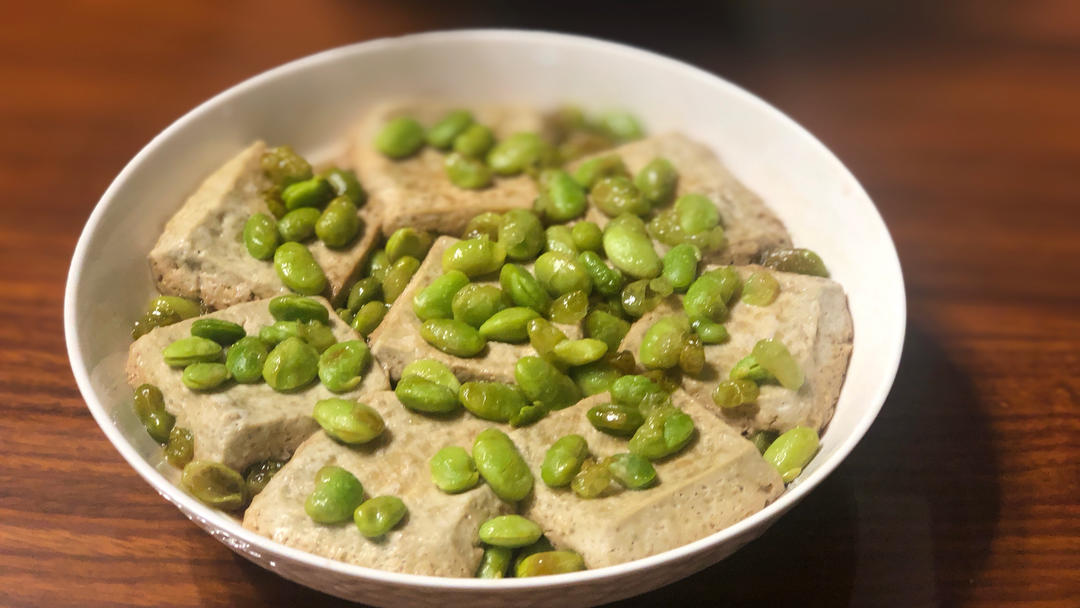 毛豆子蒸臭豆腐（外婆留下的味道❤️）