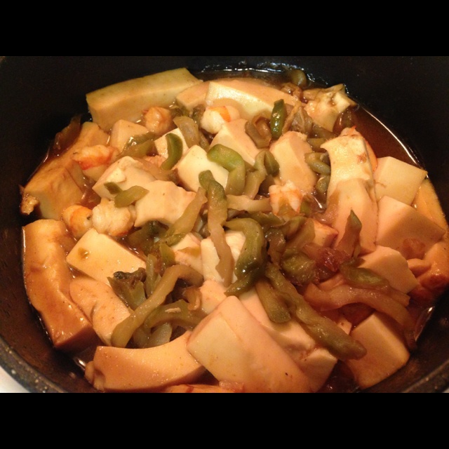 虾仁豆腐