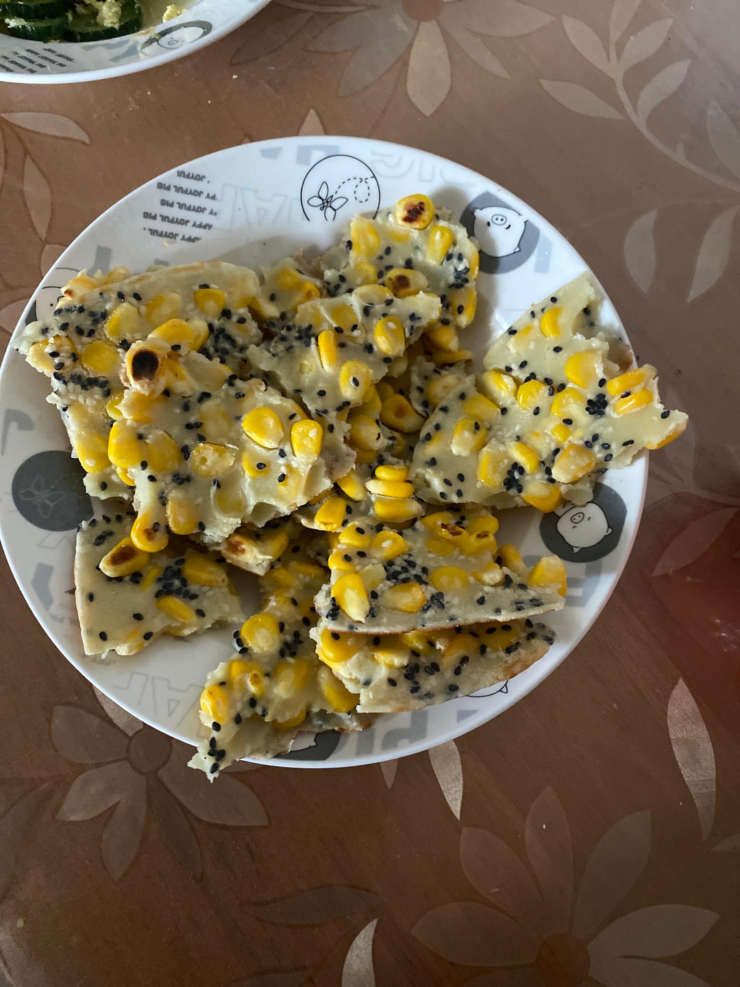宝宝辅食:奶香玉米烙
