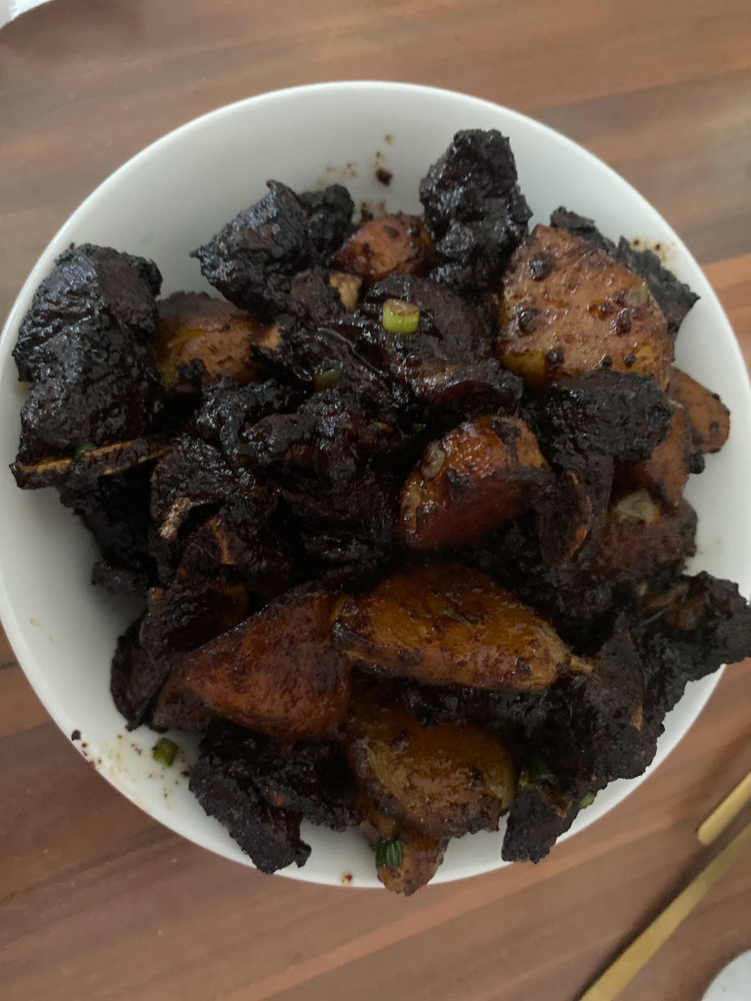 土豆炖排骨