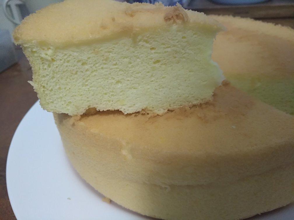 无牛奶8寸戚风蛋糕