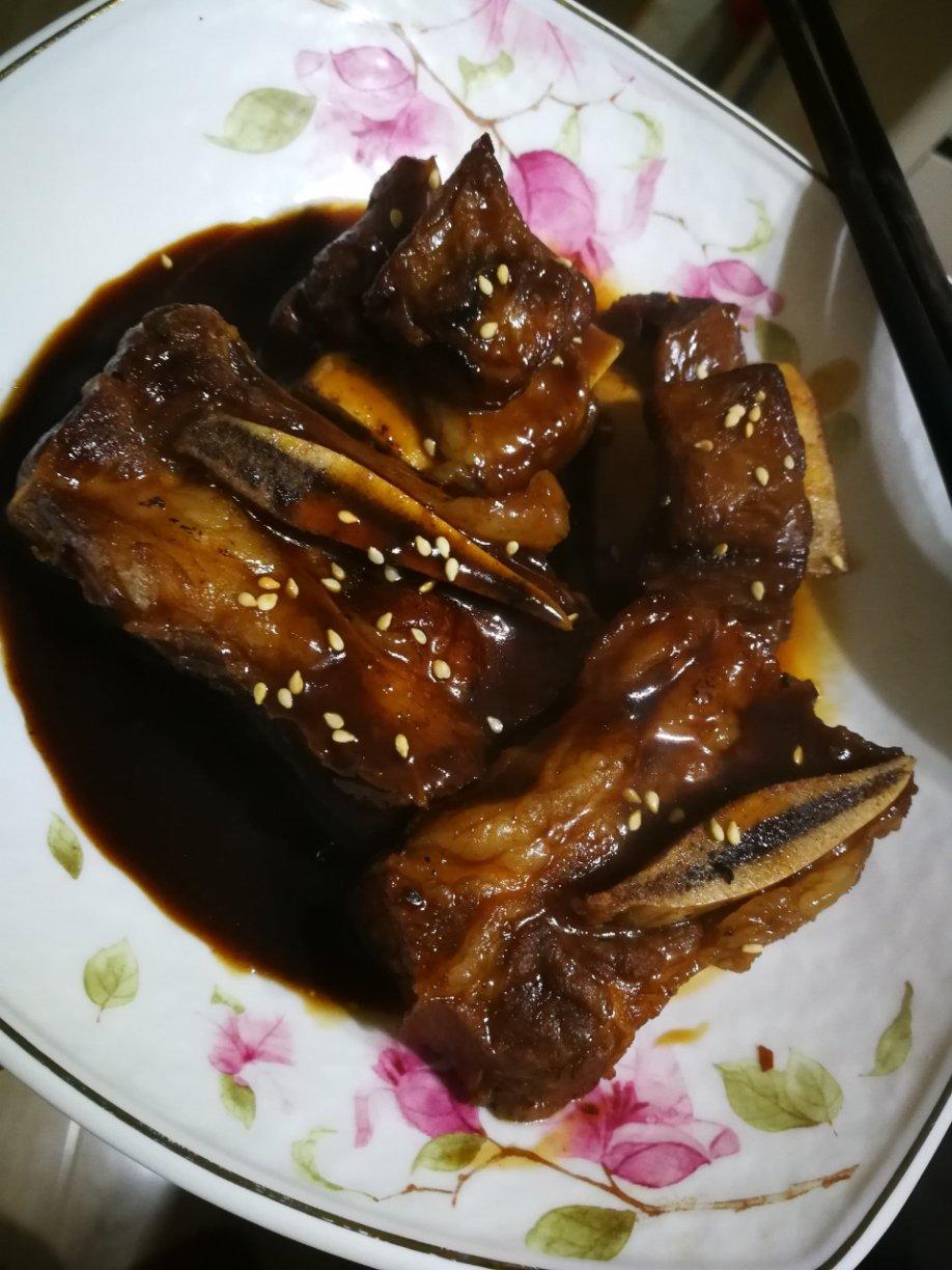 「减脂餐」黑椒牛排骨