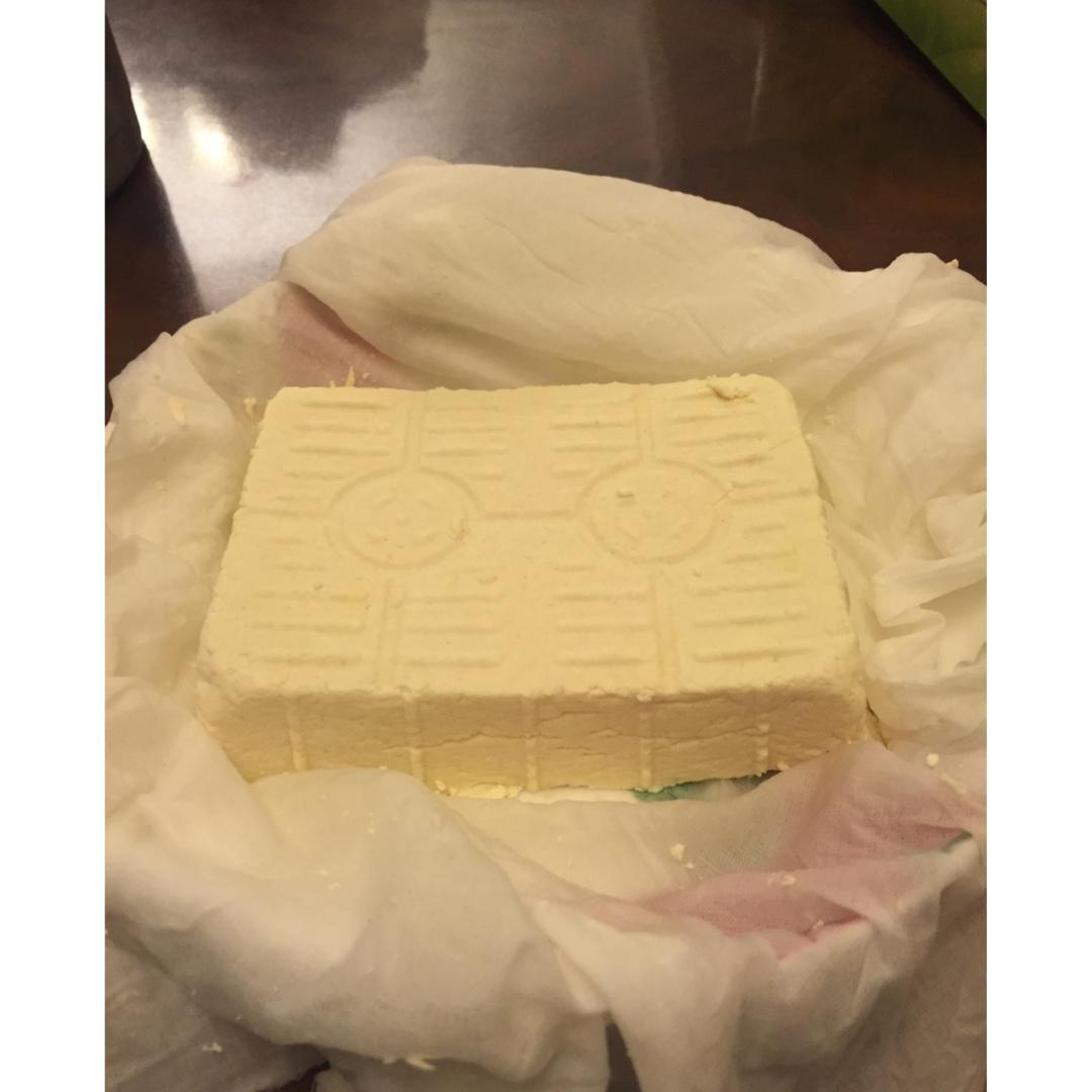 自制豆腐（白醋点豆腐）