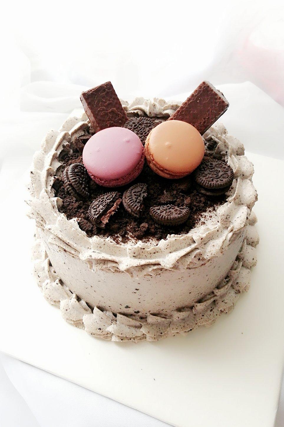 小猫sj做的奥利奥咸奶油蛋糕(六寸)