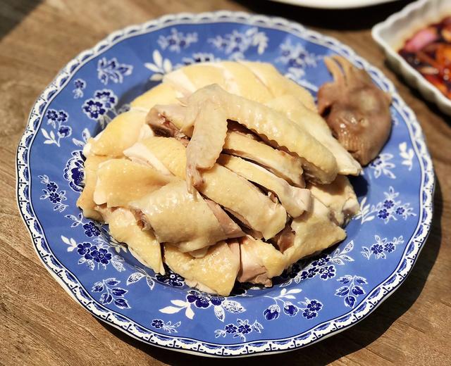 葱油白切鸡的做法