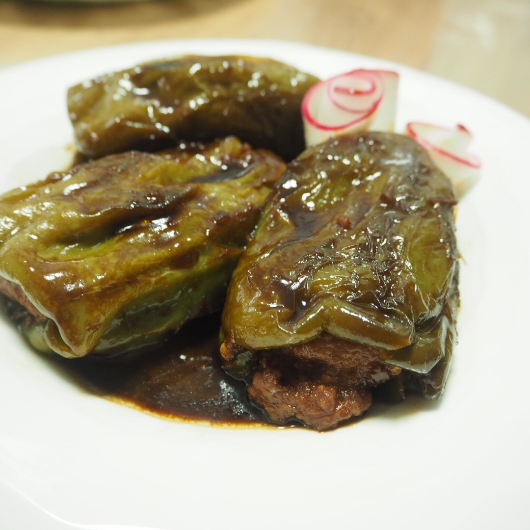 糖醋青椒酿肉