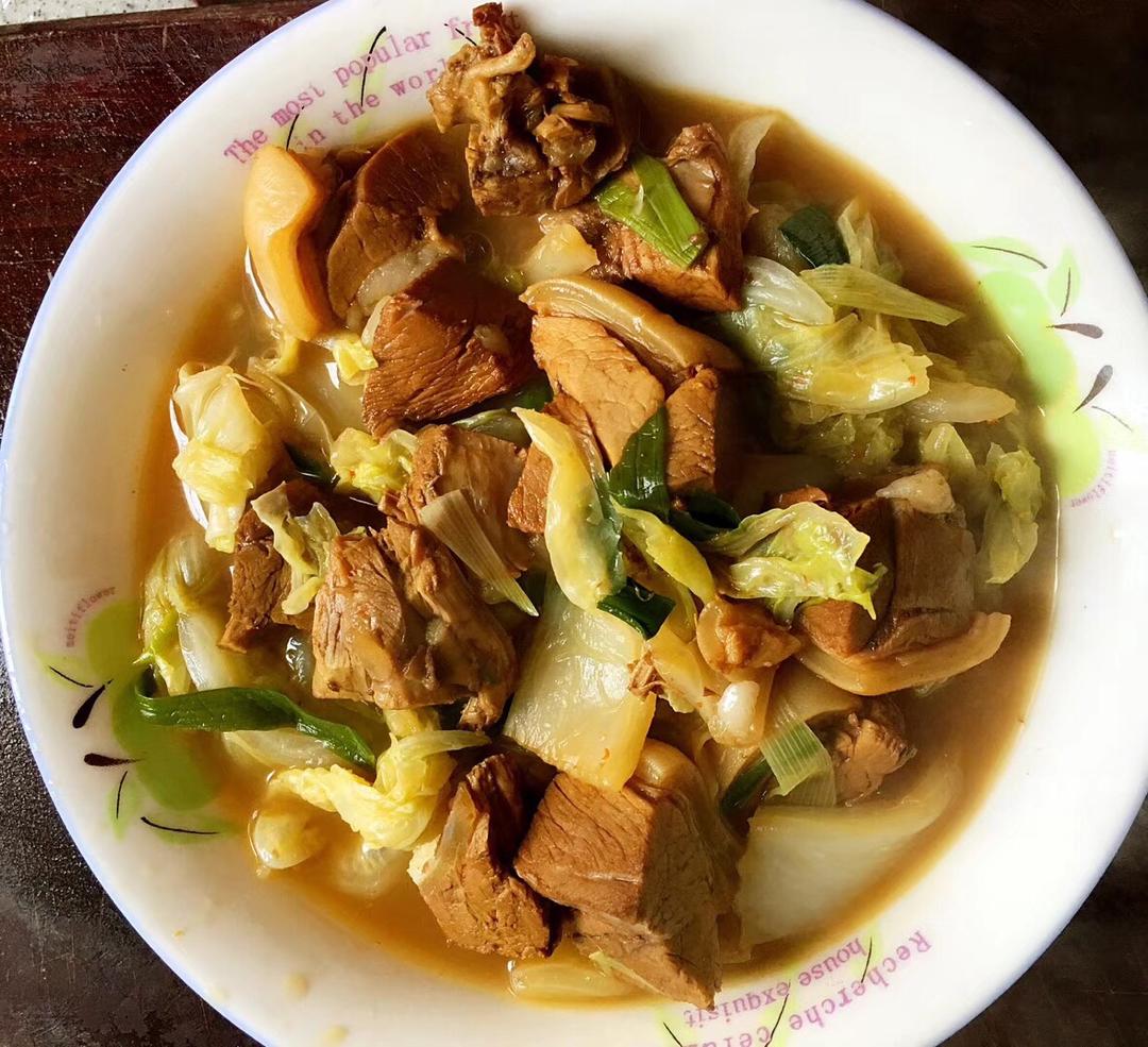 白菜炖羊肉