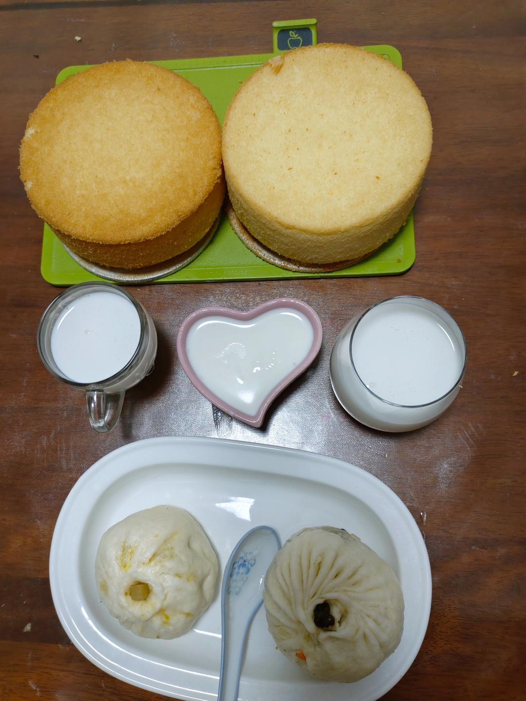 记录给女儿做的早餐