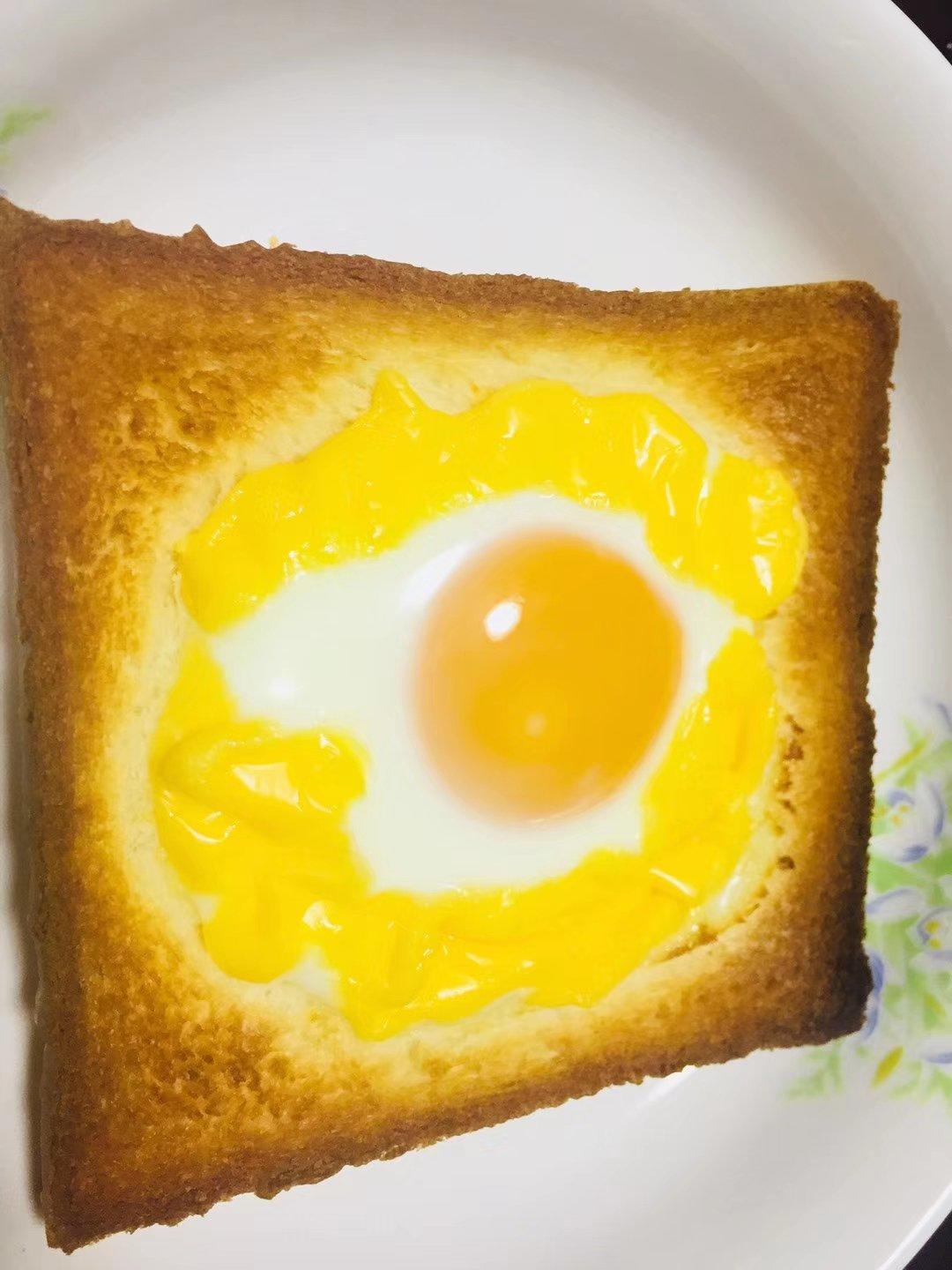 鸡蛋芝士烤吐司