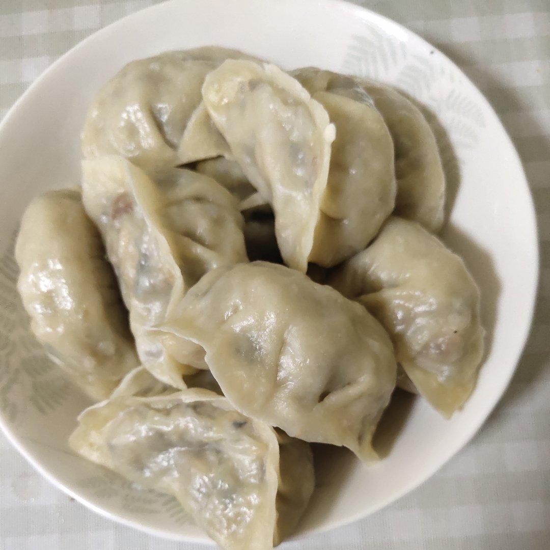 素馅烫面大蒸饺