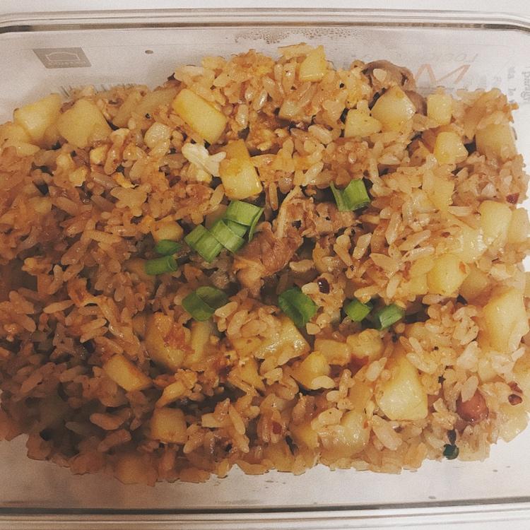 孜然土豆炒饭
