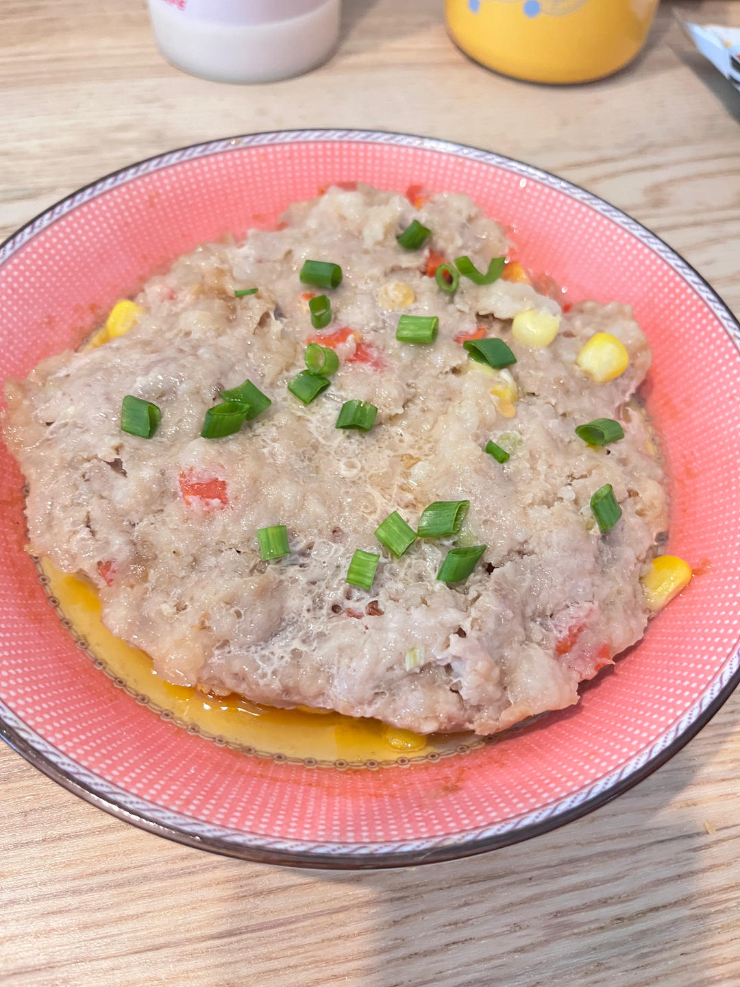 孩子爱吃的蒸肉饼