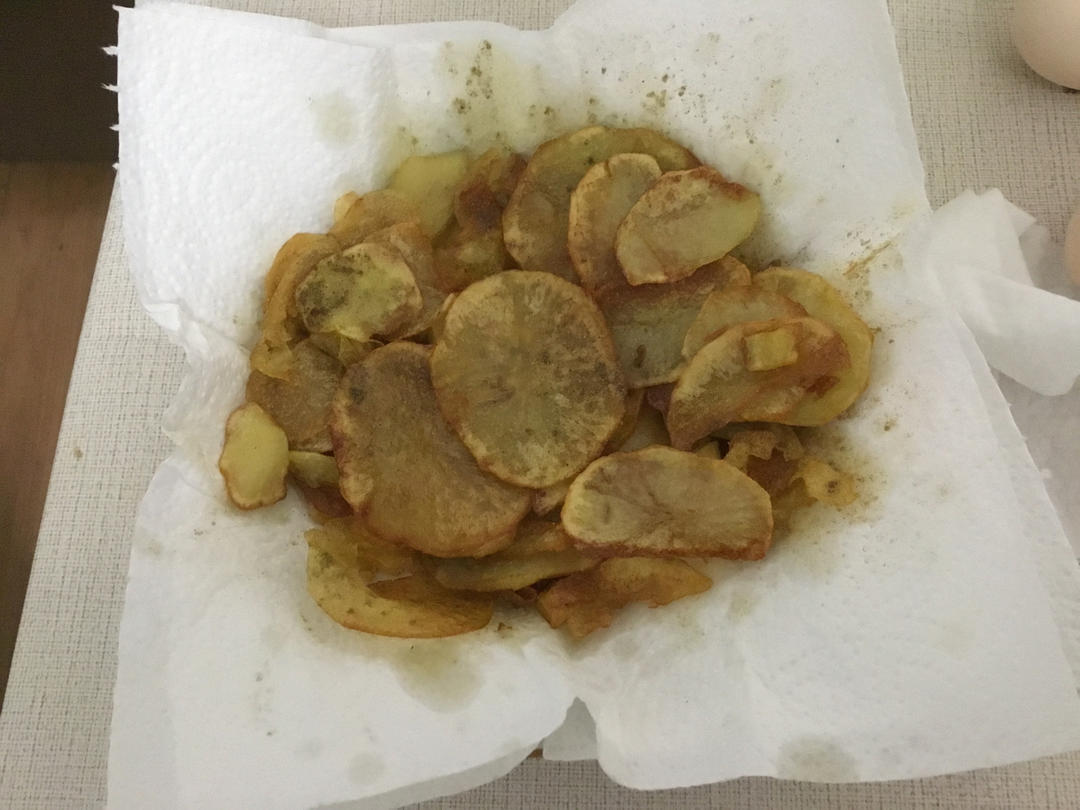 🔥焦香酥脆～自制薯片，嘎嘣脆秒杀膨化薯片