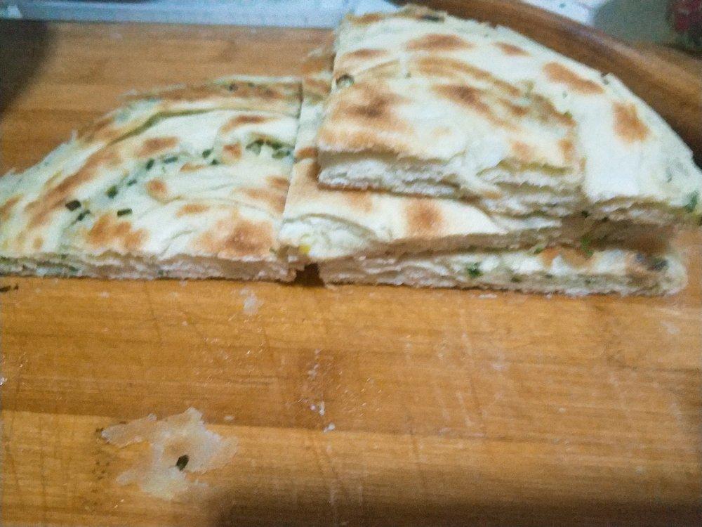 发面葱油饼