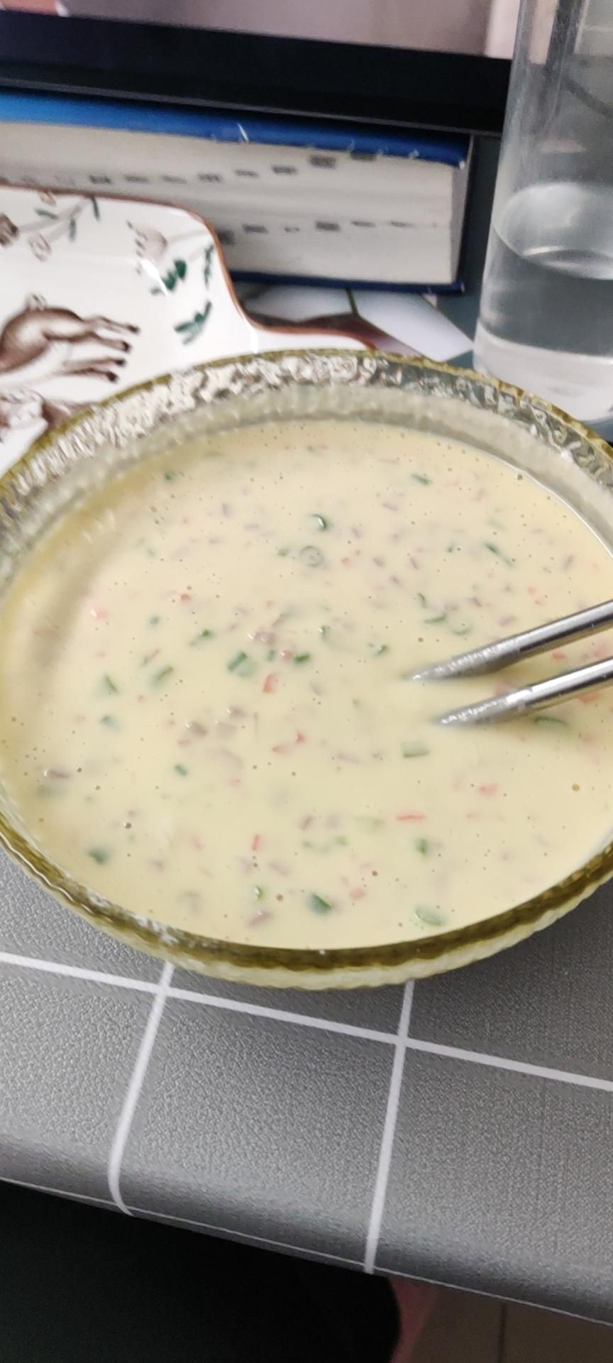 简单快手鸡蛋饼 柔软翻面不破