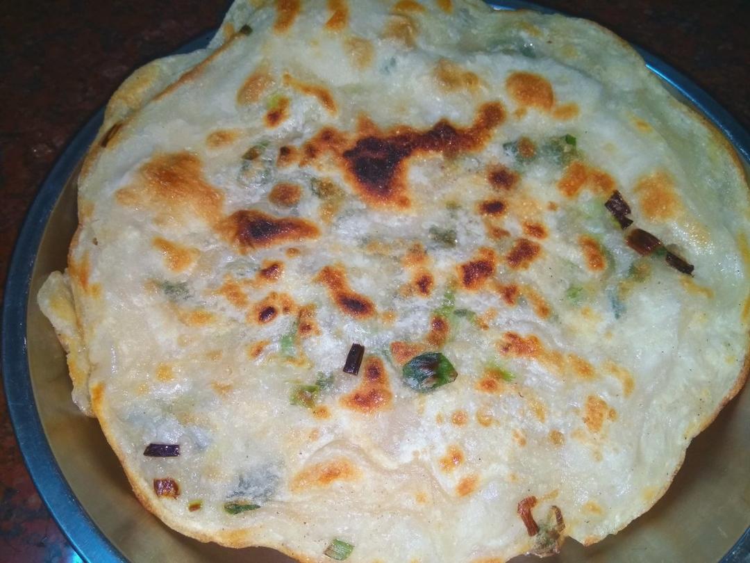 葱油饼（饺子皮 懒人快手版）