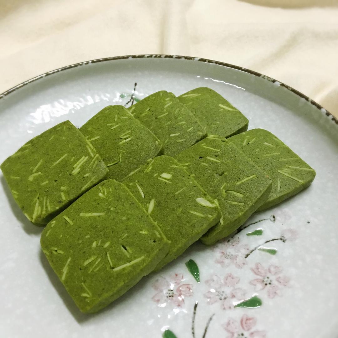 抹茶杏仁饼干