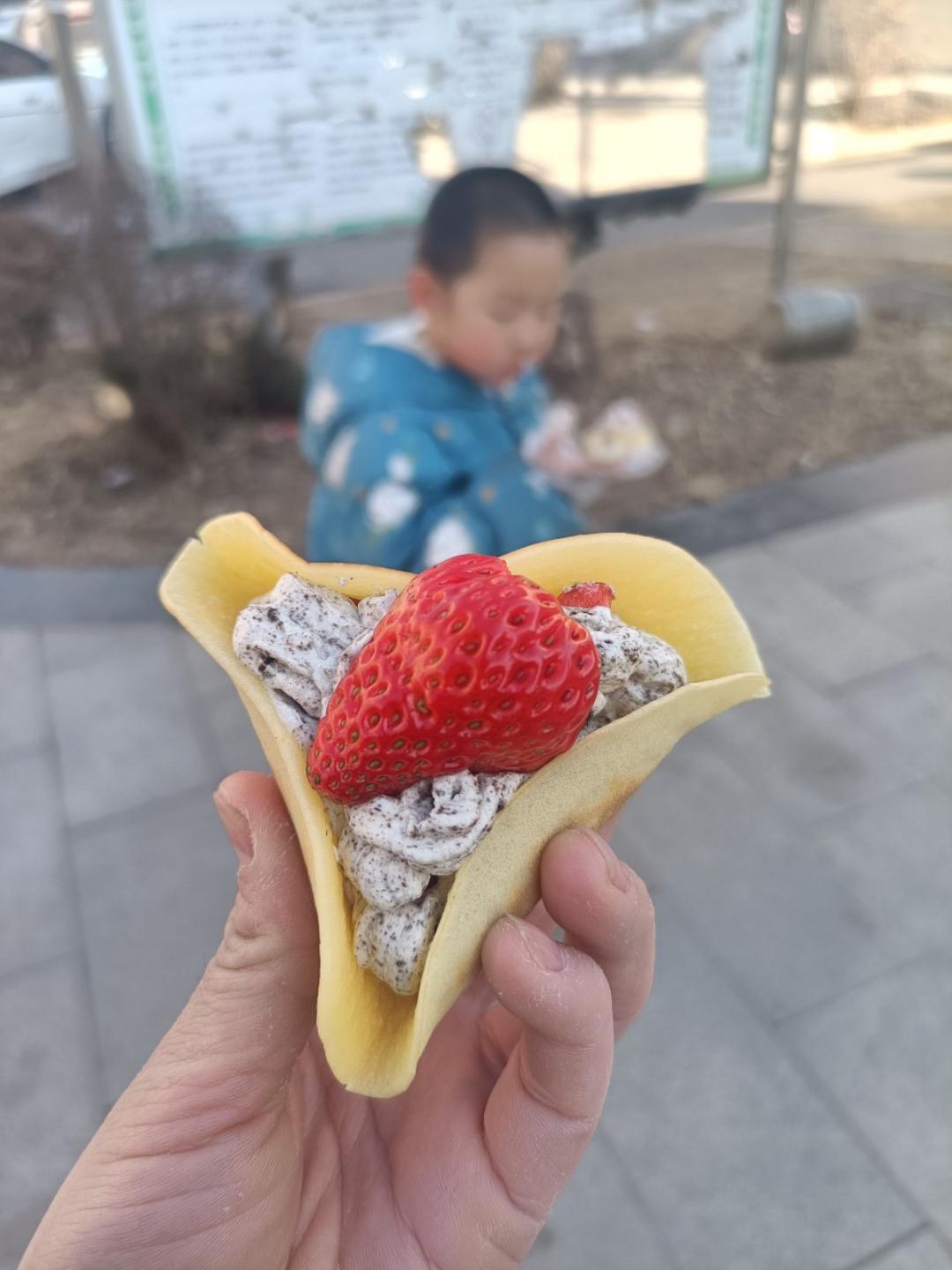 🎉节日早餐特供：可可奶油三角松饼🥞