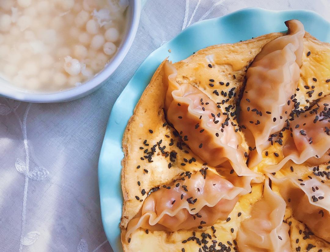 懒人快手抱蛋煎饺