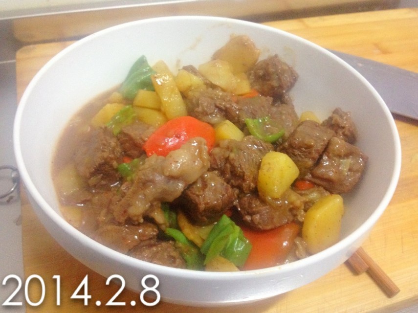土豆炖牛肉