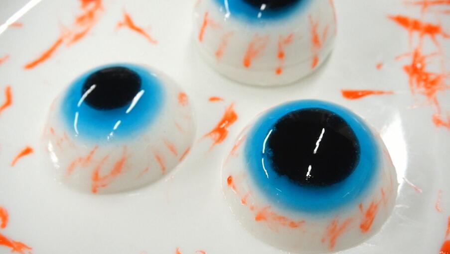 眼球果冻丨让你的万圣恐怖指数爆表吧的做法