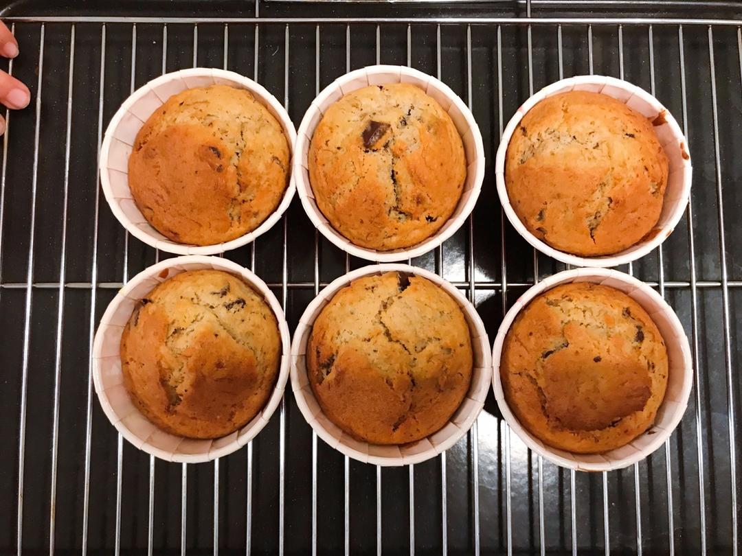 香蕉巧克力碎片麦芬