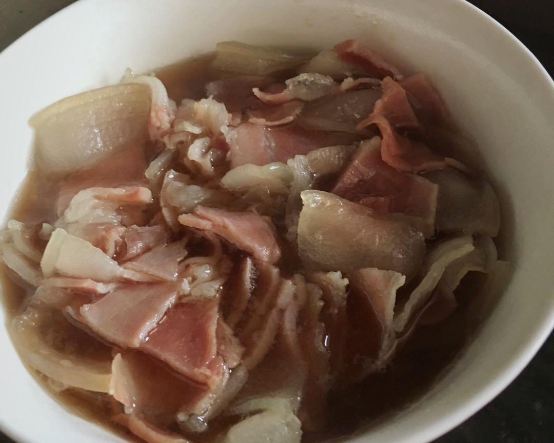 酒香咸肉片的做法