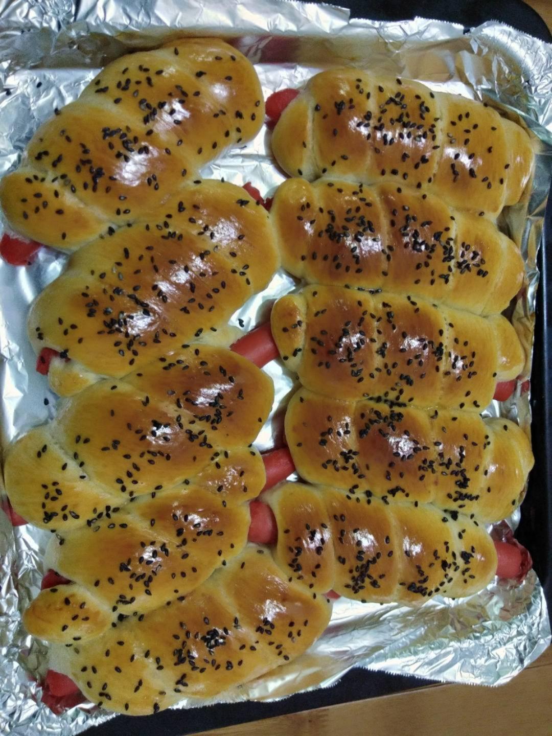 热狗面包卷
