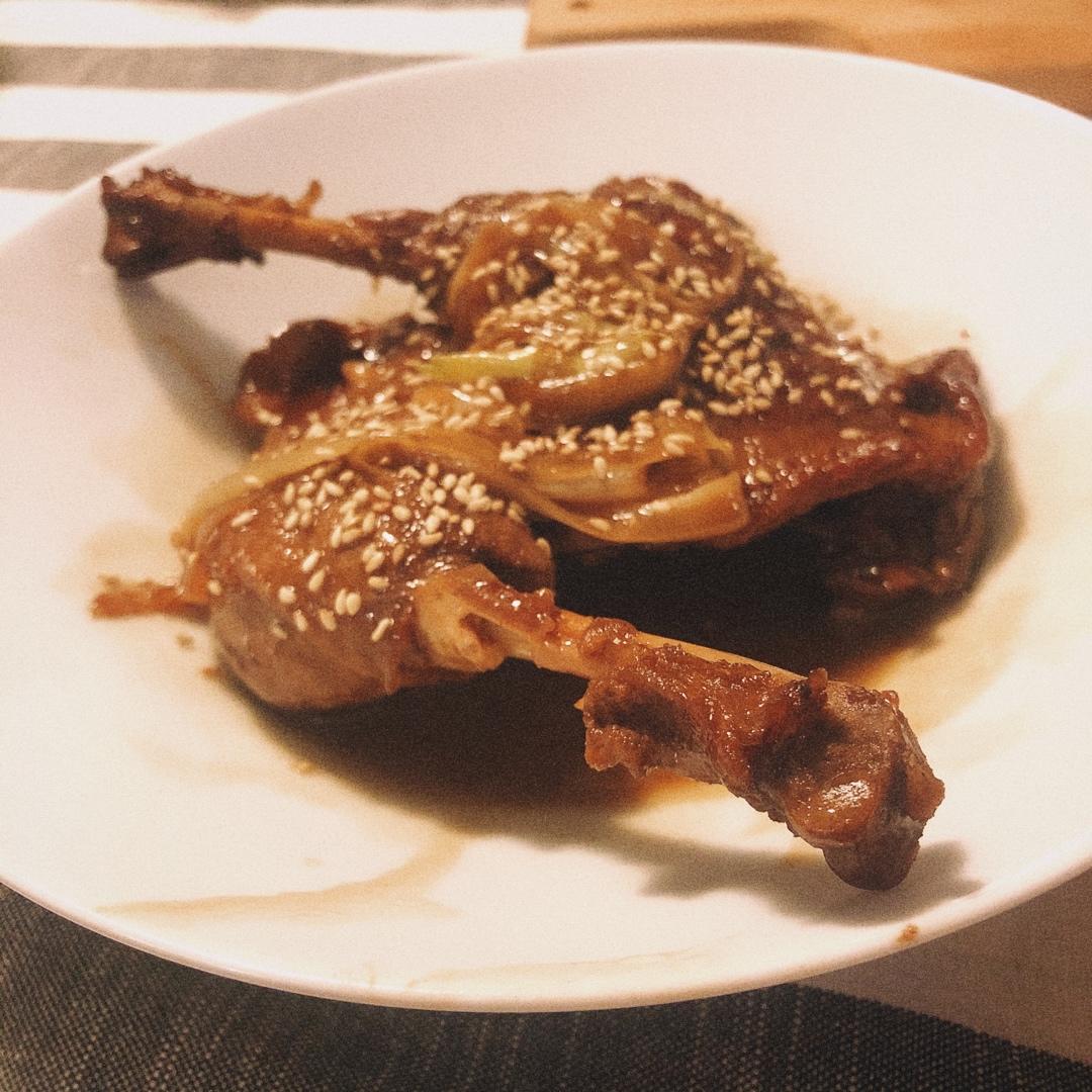 葱香麻油鸭腿