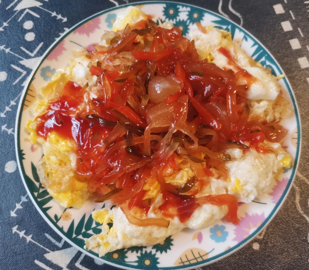 儿时的味道.五柳炸蛋