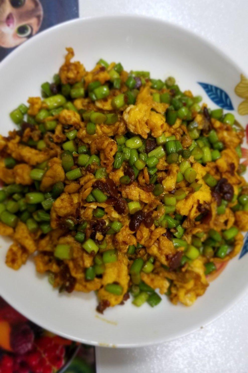 酱香鸡蛋（蒜苔版）