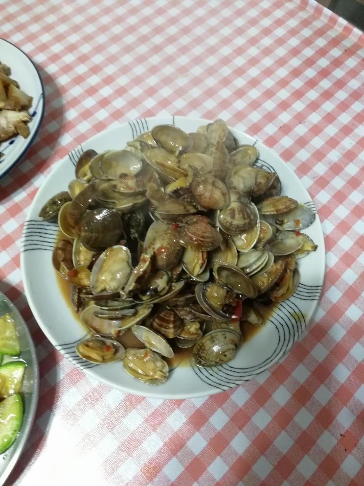 辣炒蚬子的做法