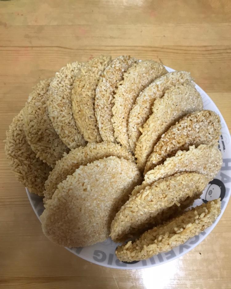 石头里滴果子做的糯米锅巴