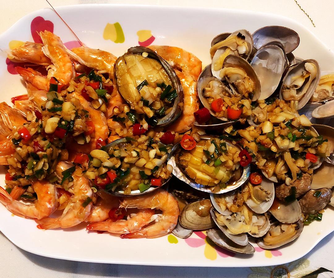 鲜香捞汁海鲜拼盘的做法