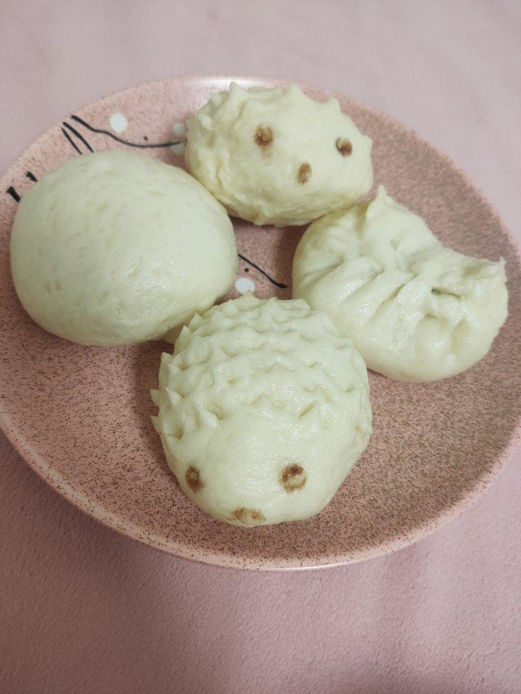 像面包般柔软的奶香馒头（最简单的揉面做法)