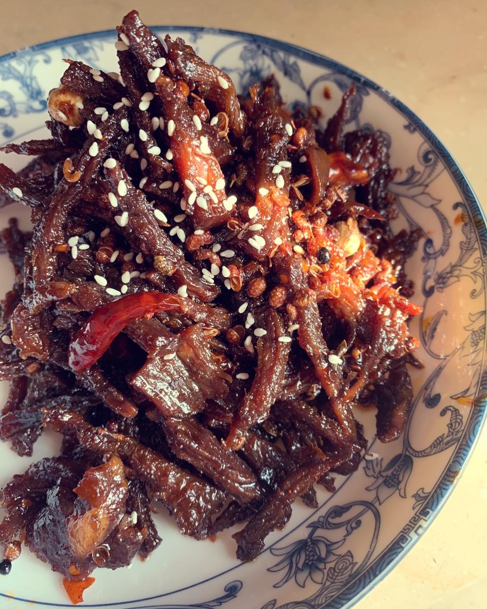 麻辣牛肉干