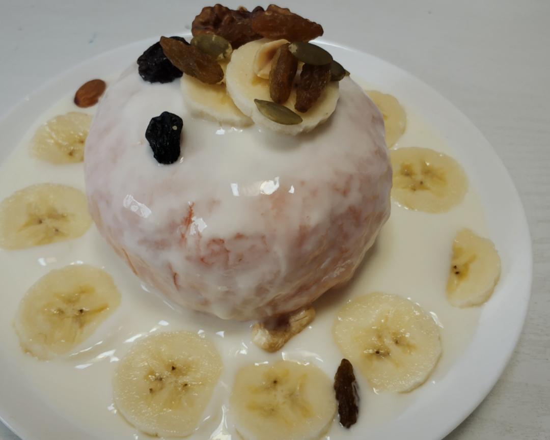 健康早餐酸奶红薯泥