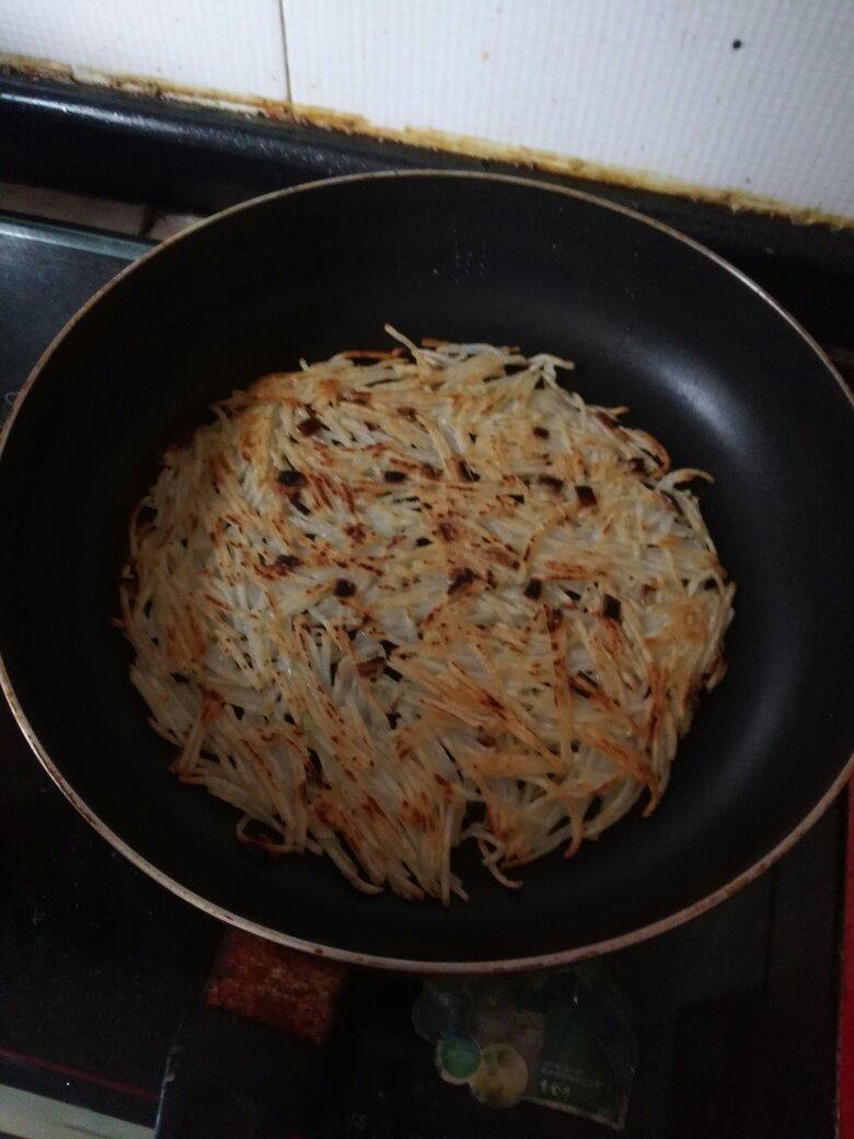 干煸土豆丝饼