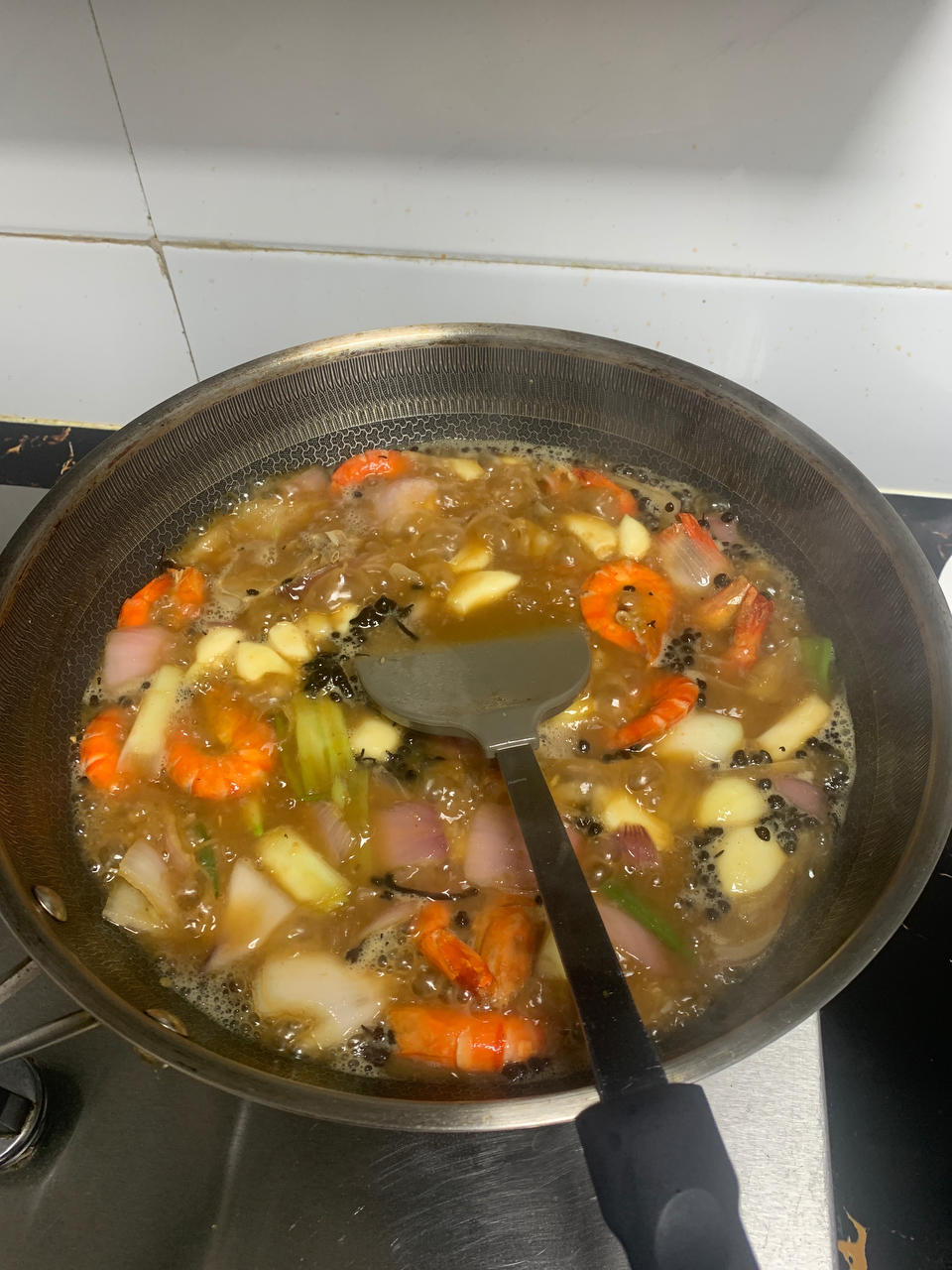 排骨炖土豆香菇胡萝卜