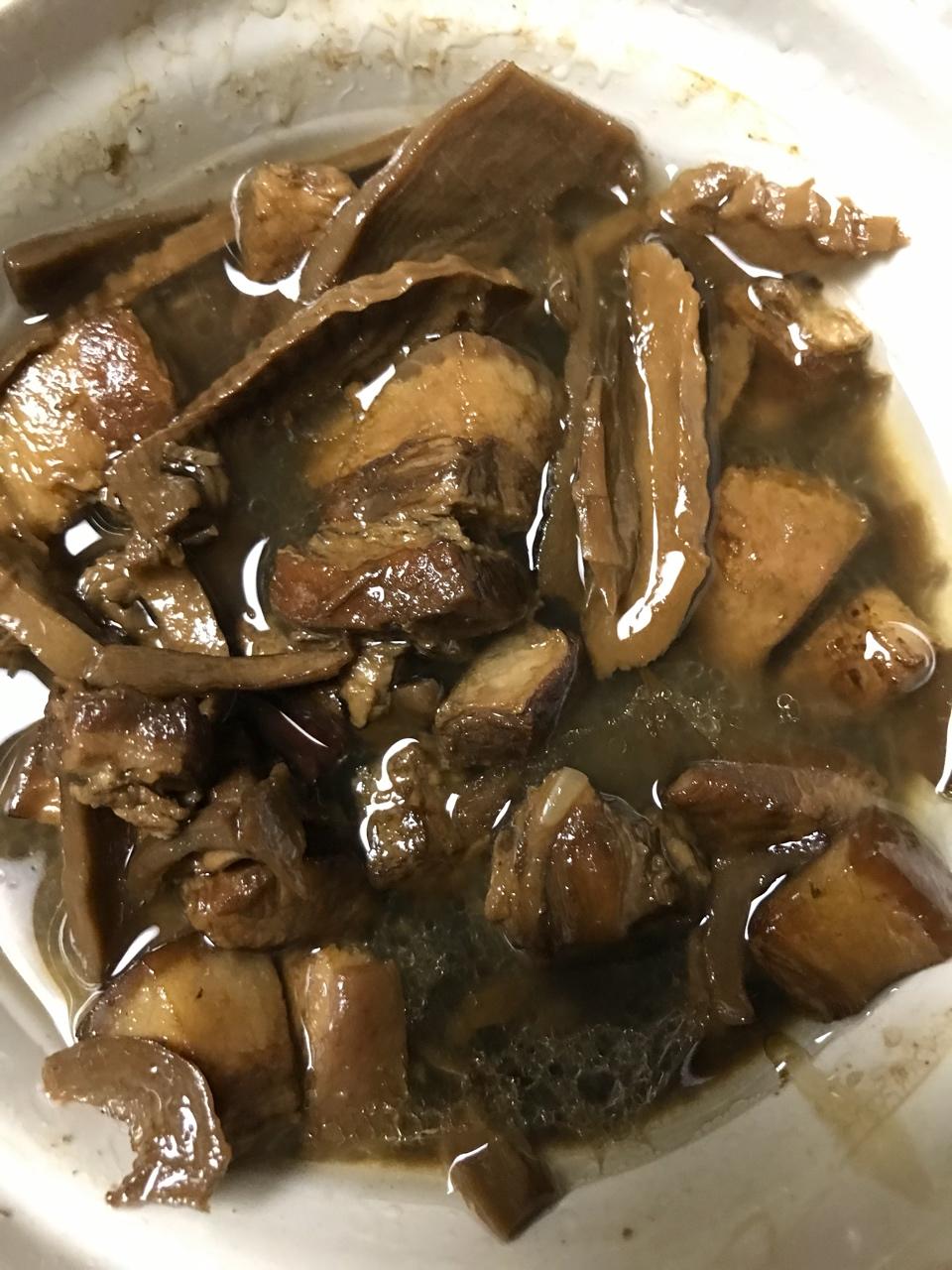 水笋烧肉