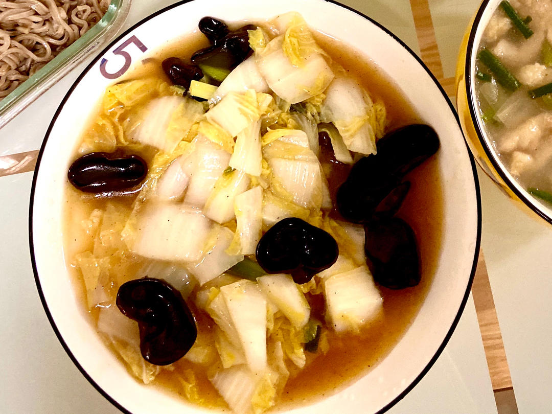 开胃下饭菜！醋溜白菜木耳