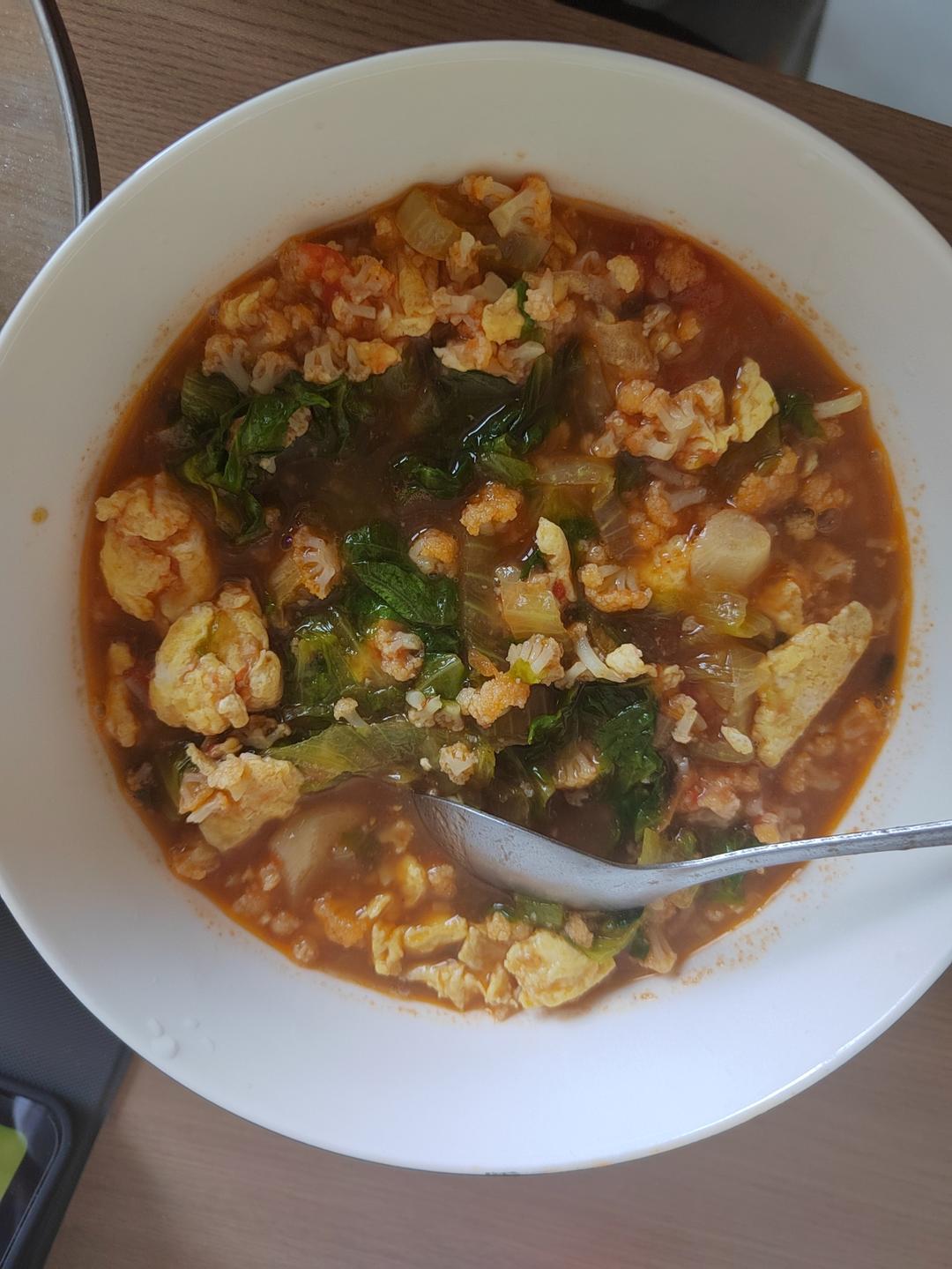 减脂餐｜无米番茄烩饭，简单好吃‼️