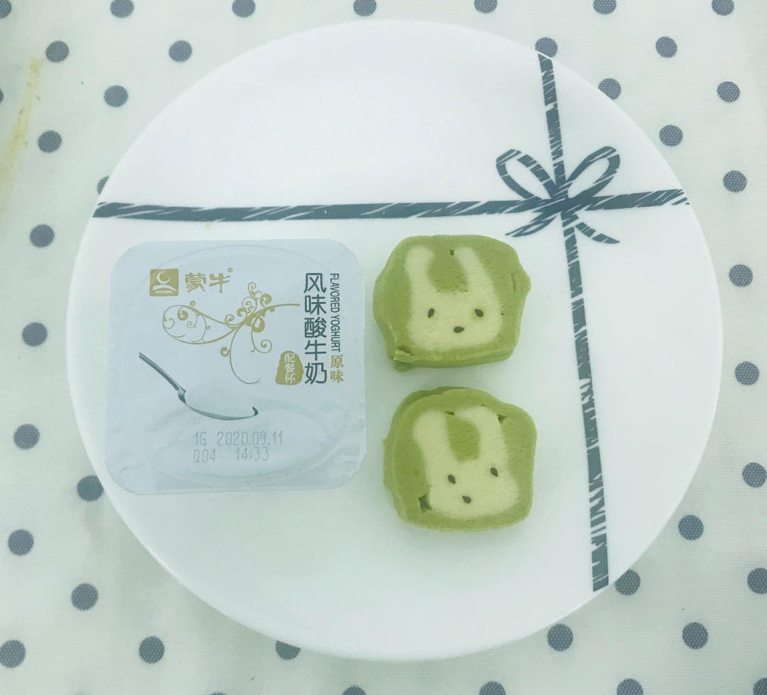 抹茶小兔子饼干
