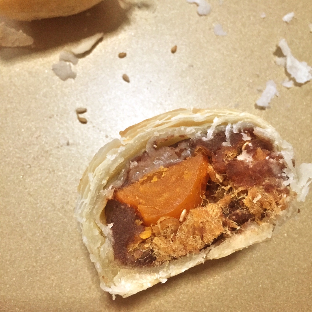 ㊙️网红麻薯肉松蛋黄酥🔥，好吃到爆‼️