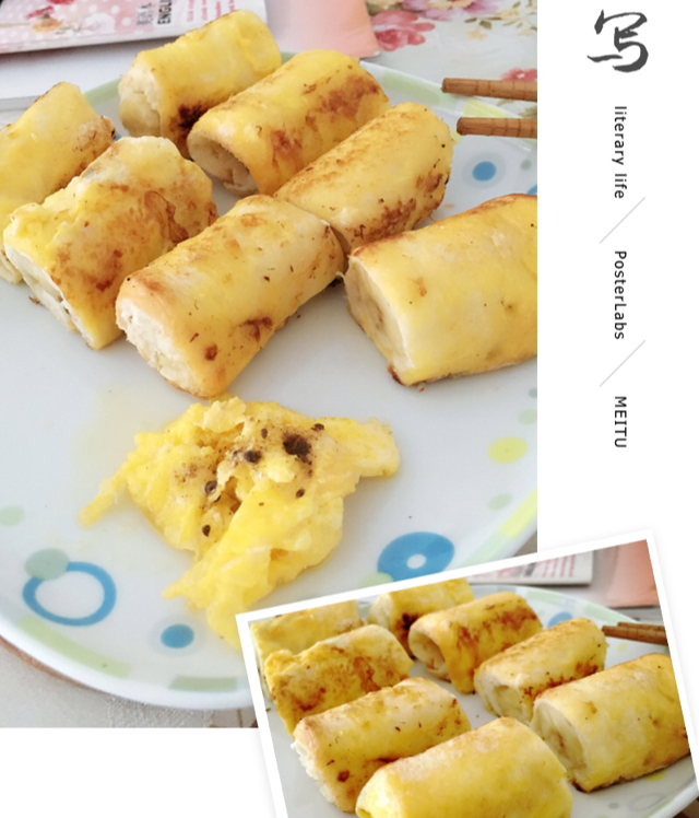 香蕉吐司卷