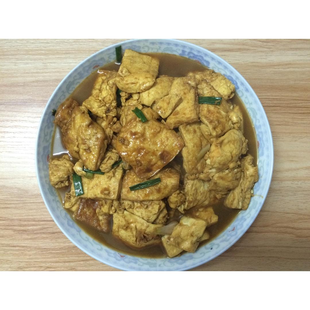 蚝油嫩豆腐