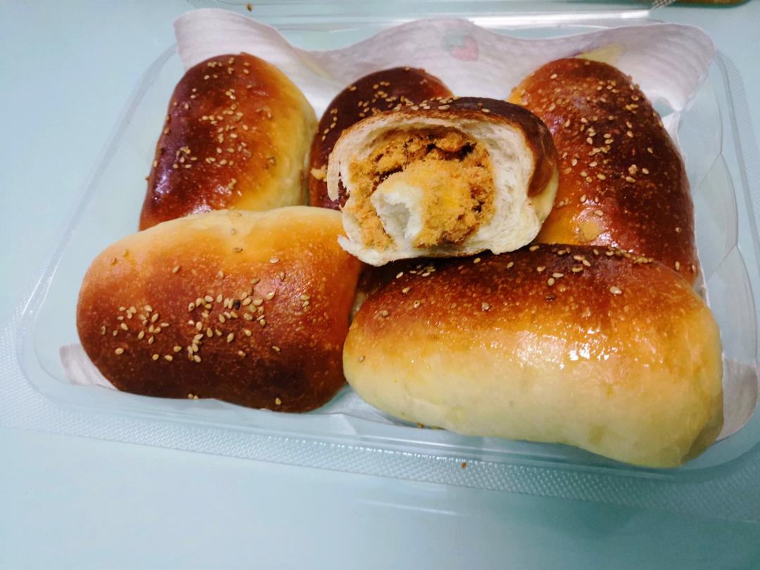 超好吃的肉松面包