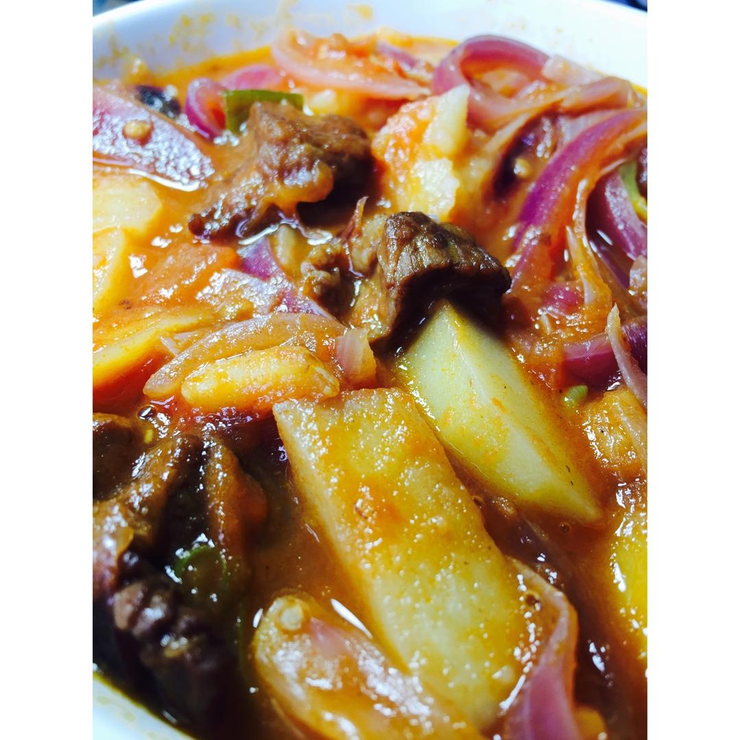 土豆炖牛肉